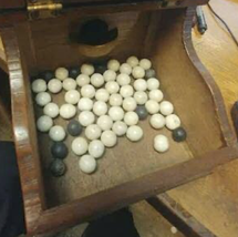 Masonic Ballot Box Inside